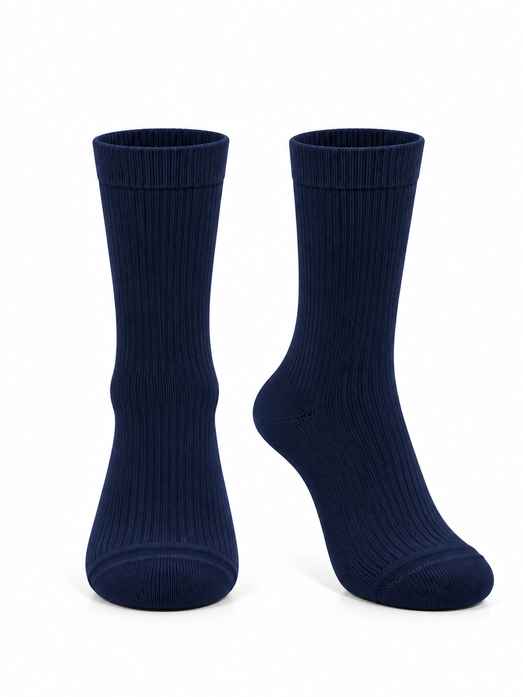 100% Cotton Ribbed Socks