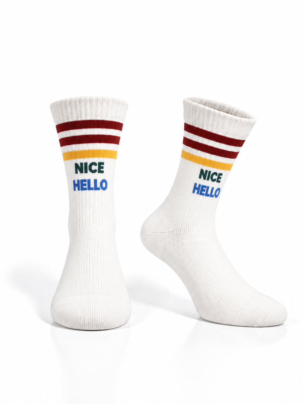 Graphic Cotton Crew Socks