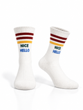 Graphic Cotton Crew Socks
