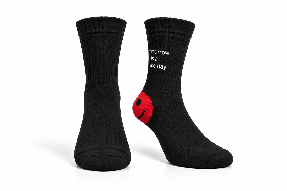 Women's Cotton Socks with Smiley Design