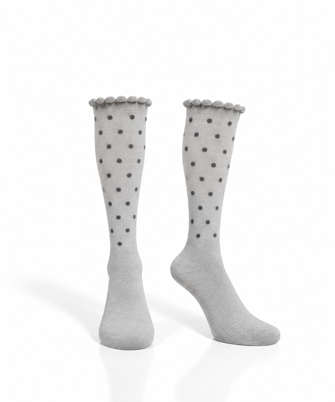 Ultra-Thin Cotton Knee-High Socks