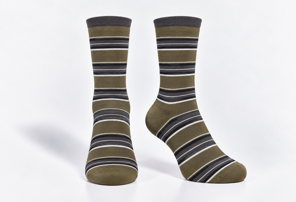 Men’s Striped Cotton Socks