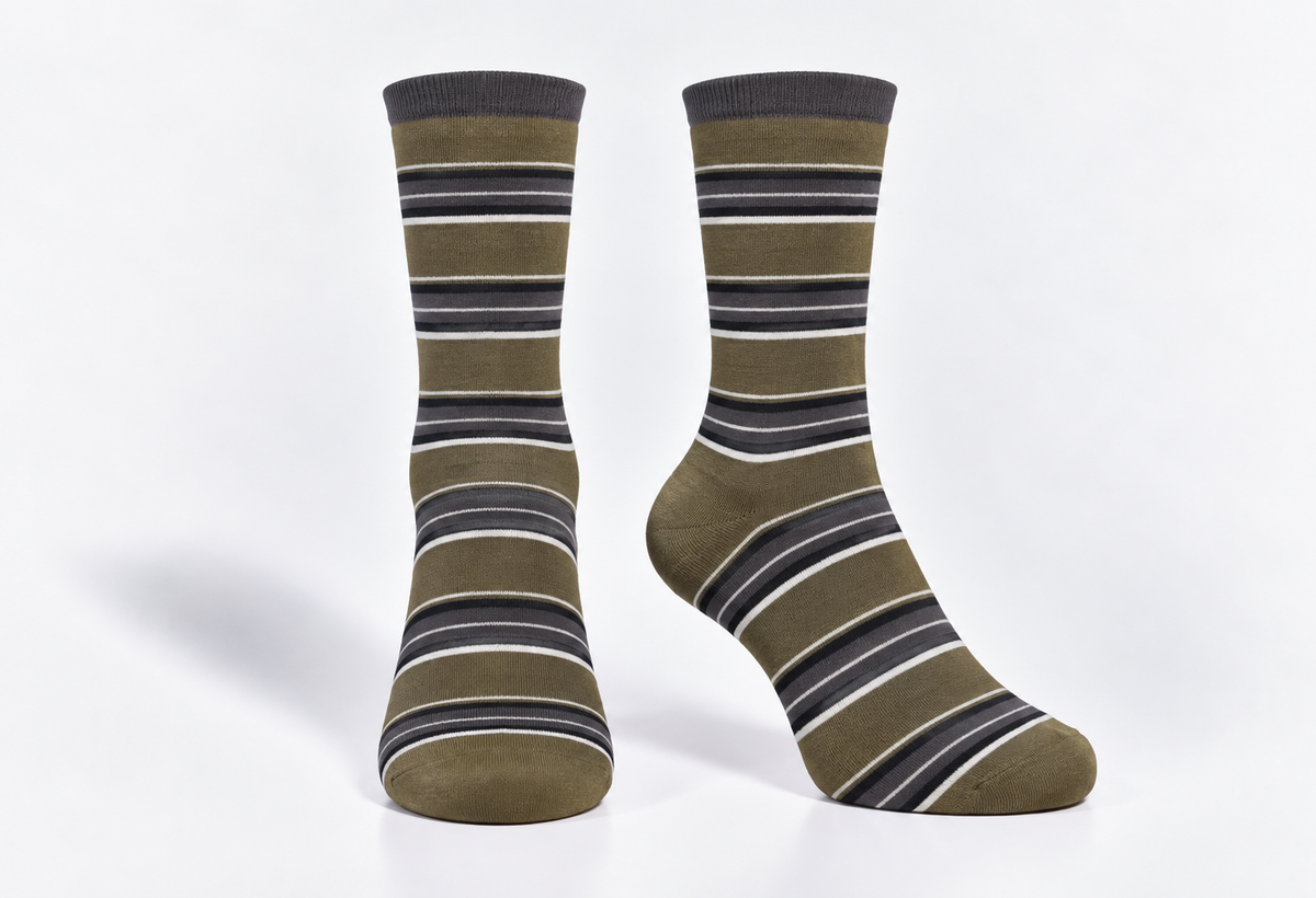 Men’s Striped Cotton Socks