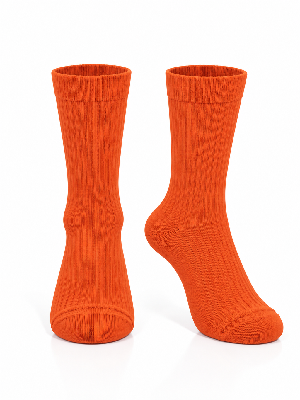 100% Cotton Ribbed Socks