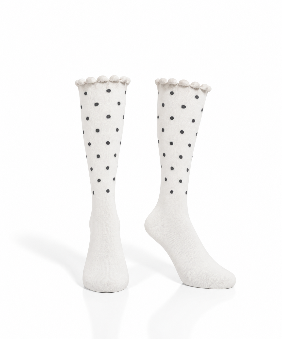Ultra-Thin Cotton Knee-High Socks