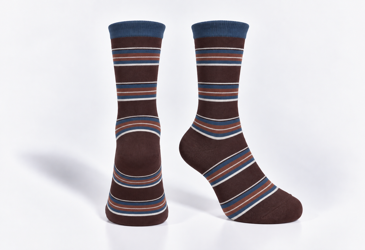 Men’s Striped Cotton Socks