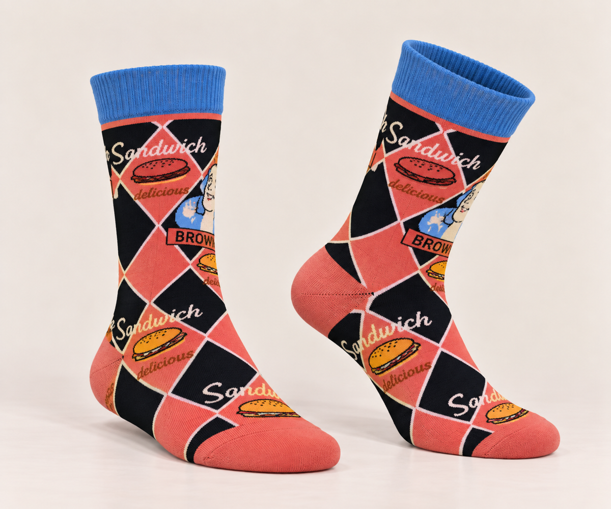 Cotton fashion sandwich socks