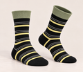 Thin 100% Cotton Striped Socks