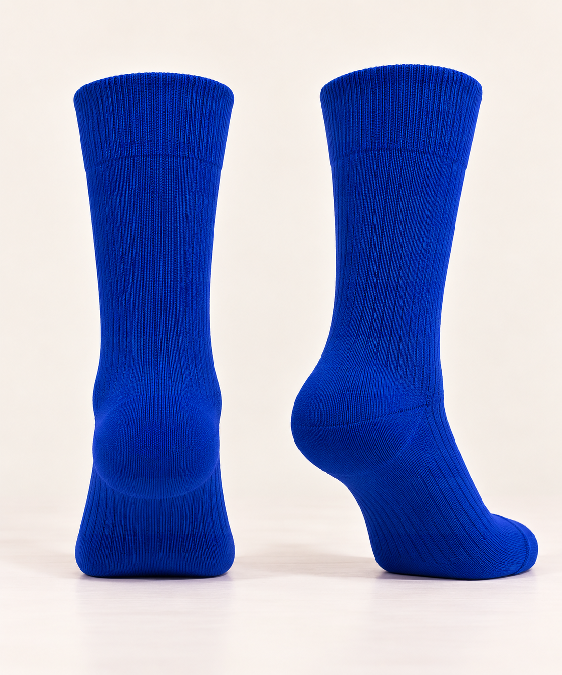 Women's blue Ribbed Cotton Socks