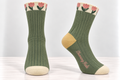 Kids’ Cotton Socks with Tulip Design