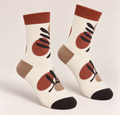Women's Abstract Print Cotton Socks