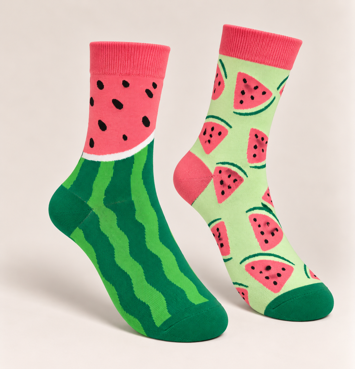 Women's Watermelon Print Cotton Socks