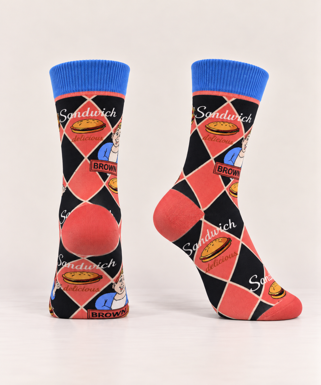 Cotton fashion sandwich socks