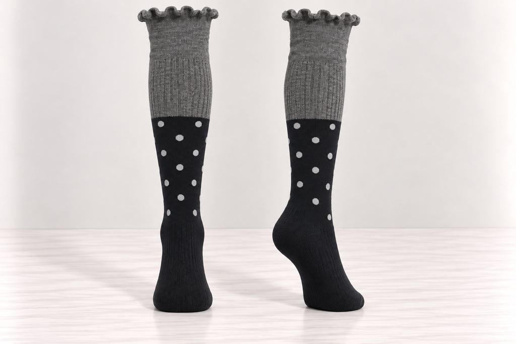 Women’s Polka Dot Knee-High Socks