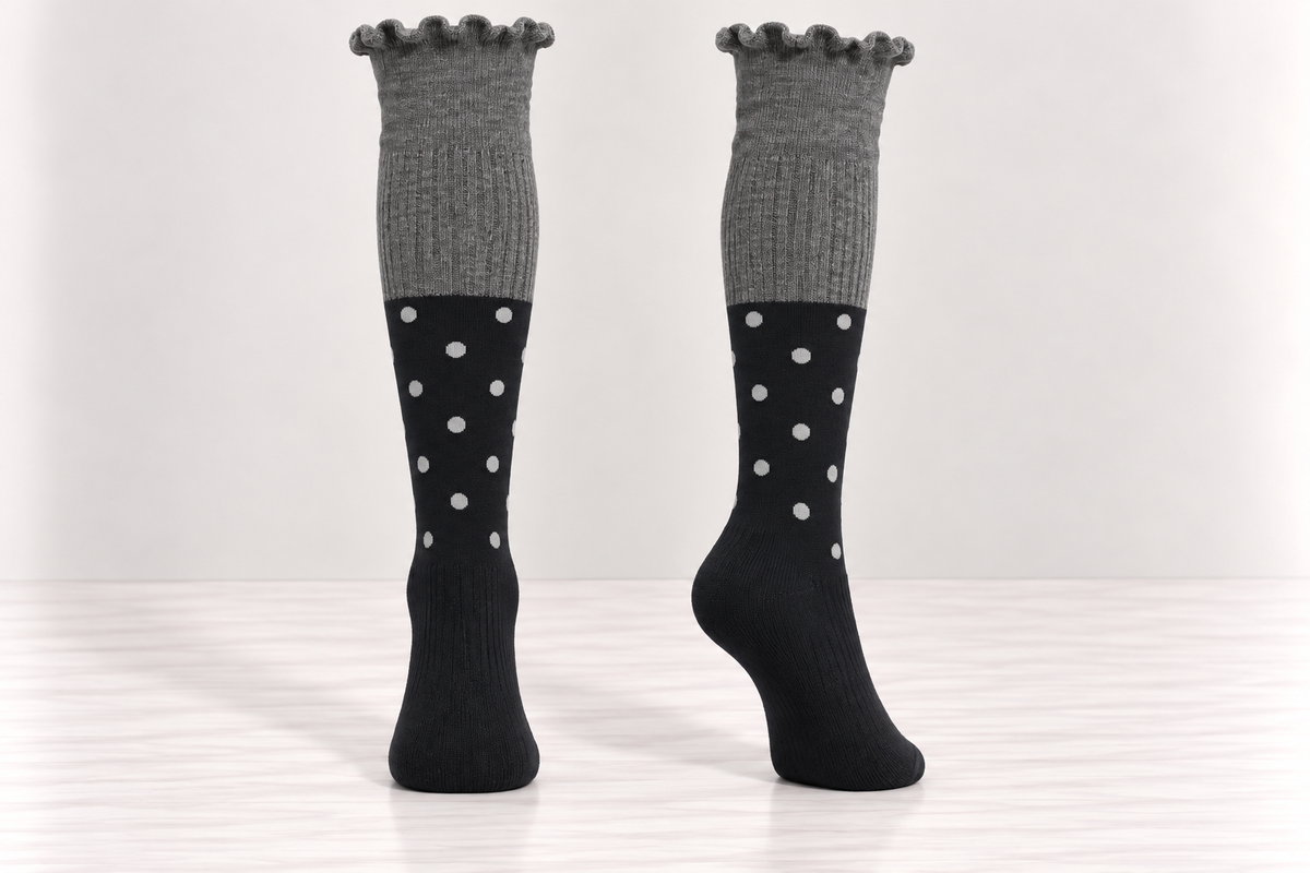 Women’s Polka Dot Knee-High Socks