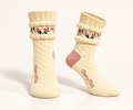 Kids’ Floral Ruffle Cotton Socks