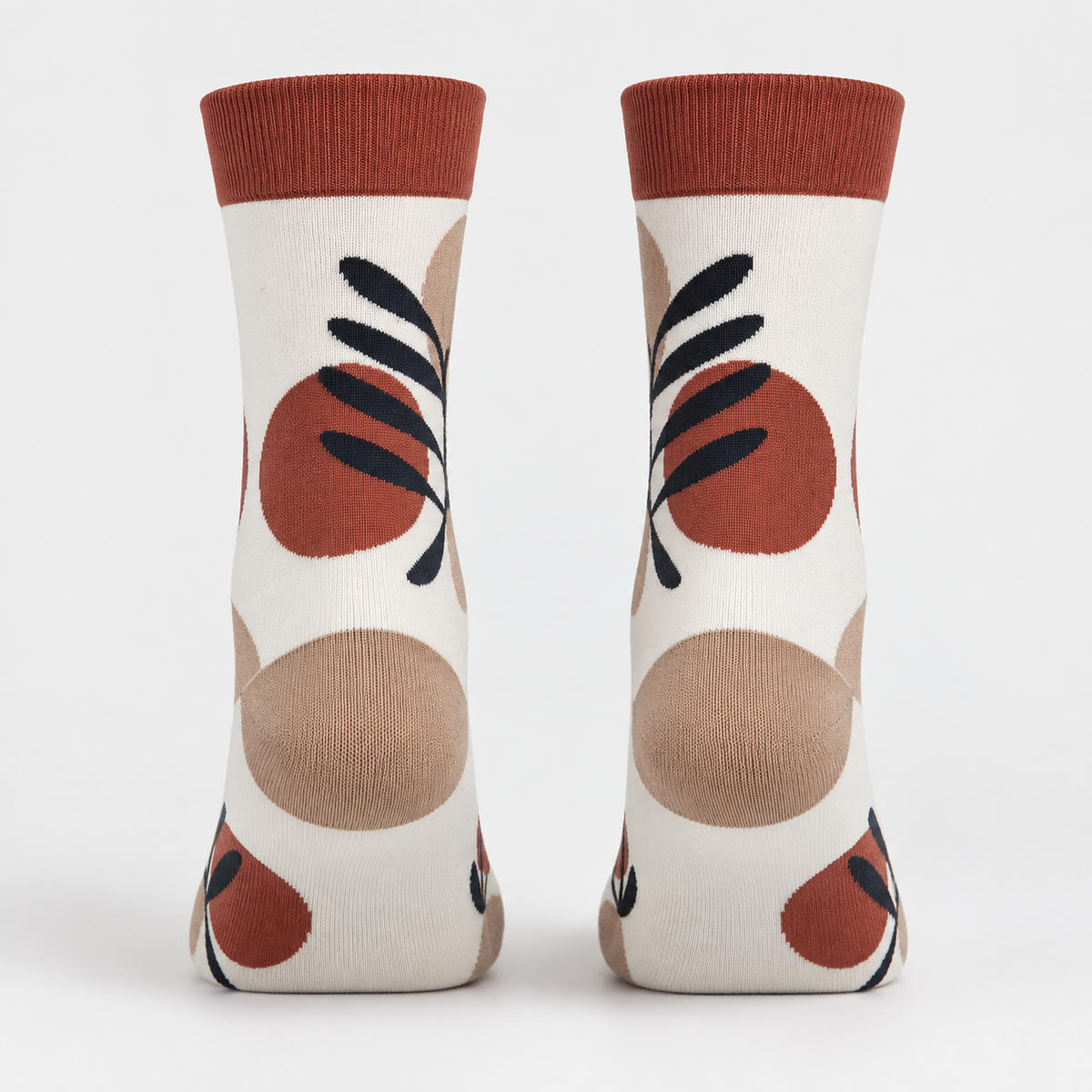 Women's Abstract Print Cotton Socks