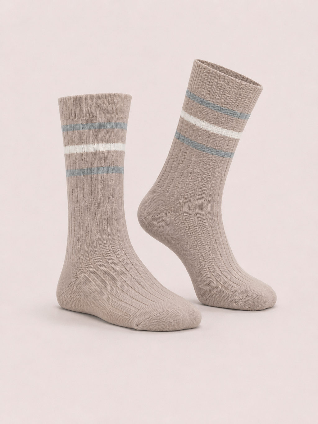 Soft Pastel Striped Socks