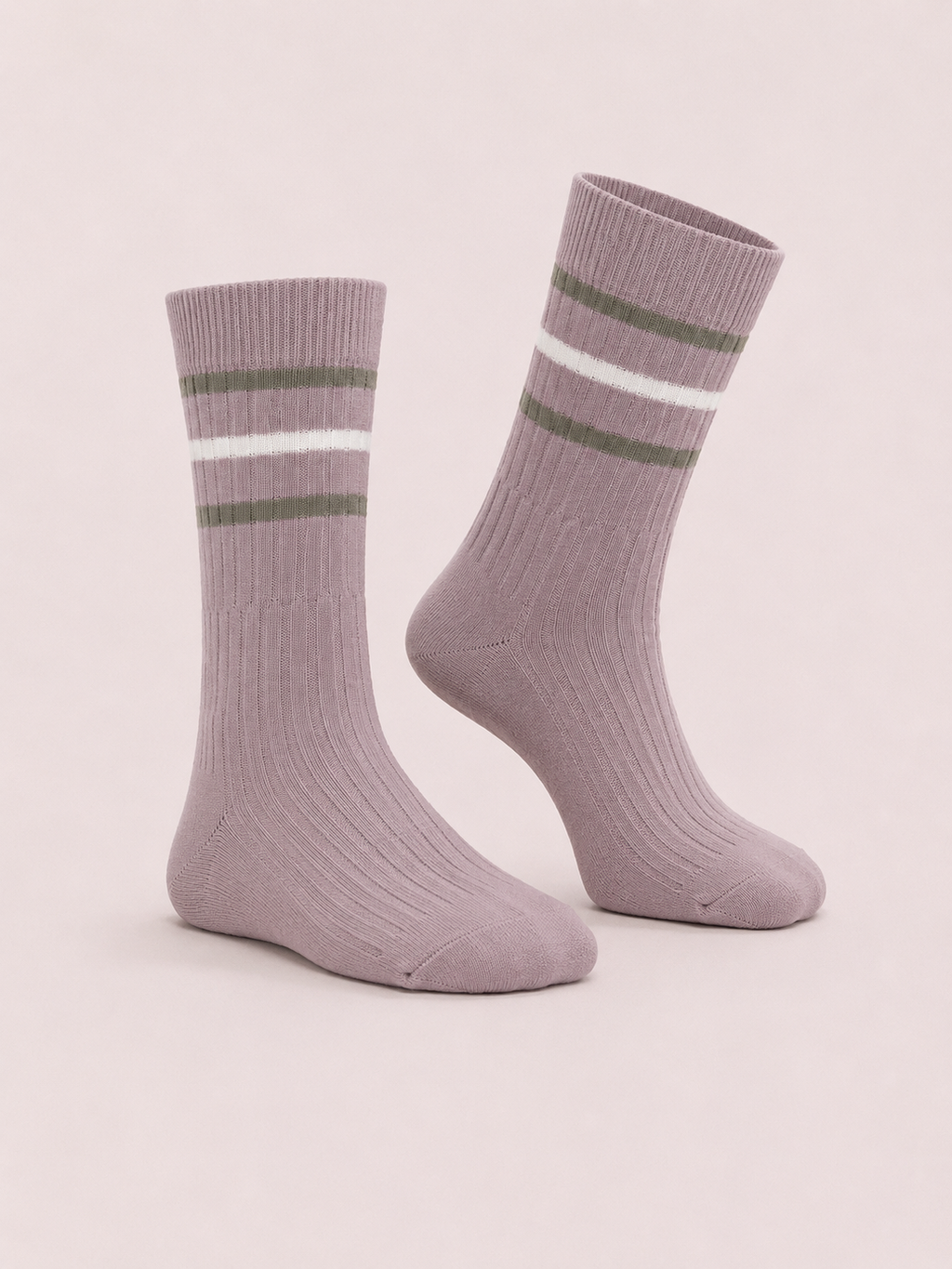 Soft Pastel Striped Socks