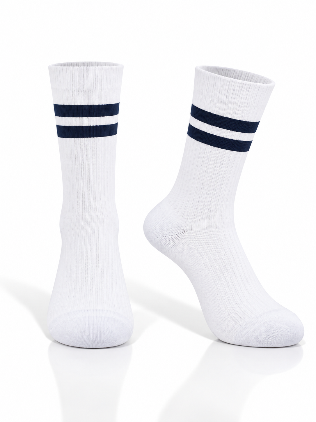 100% COTTON CREW SOCKS