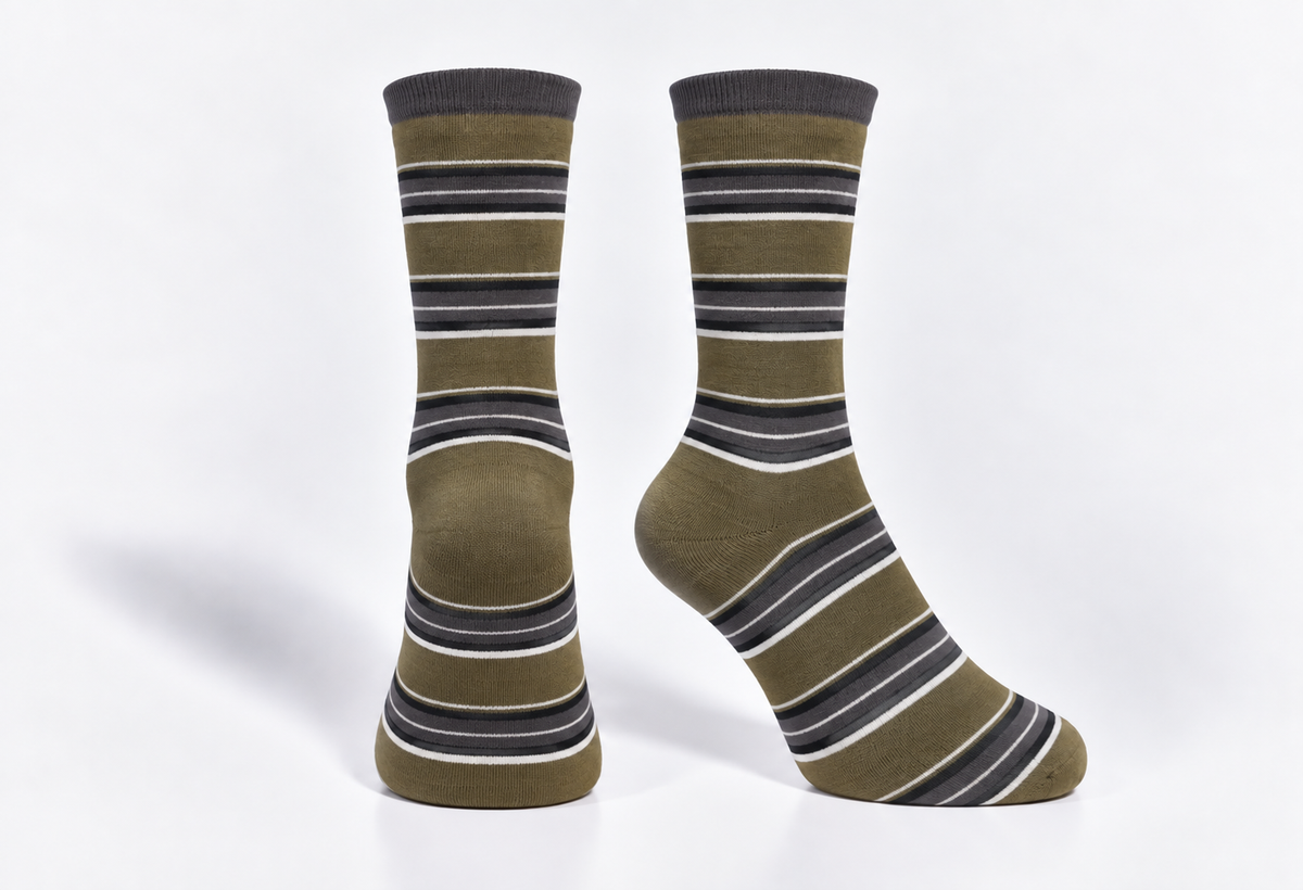 Men’s Striped Cotton Socks