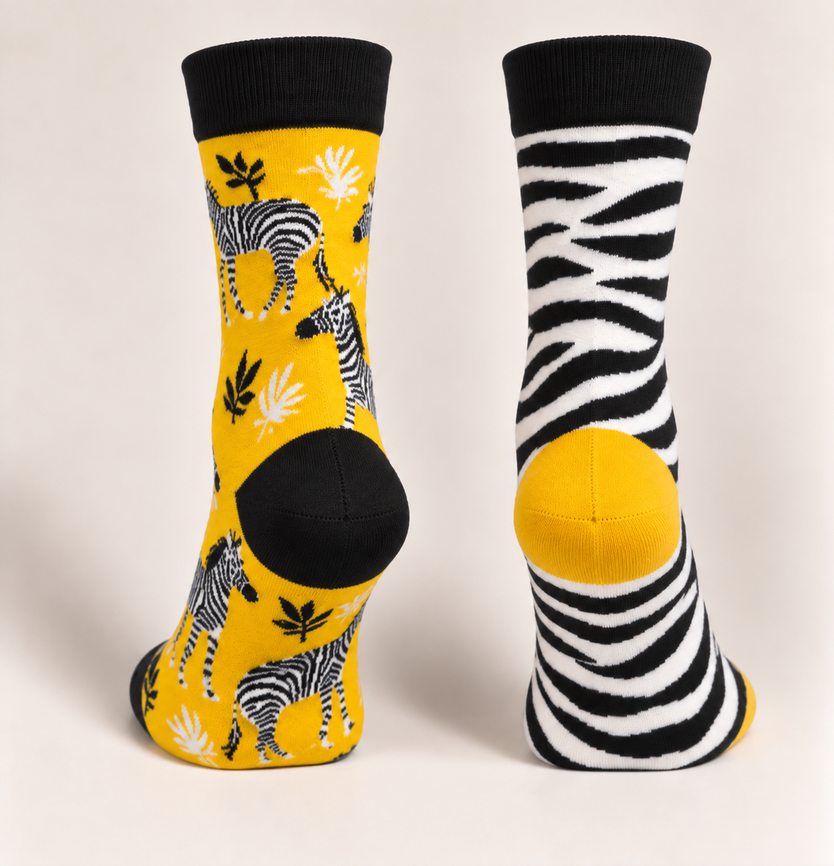 Bold zebra socks