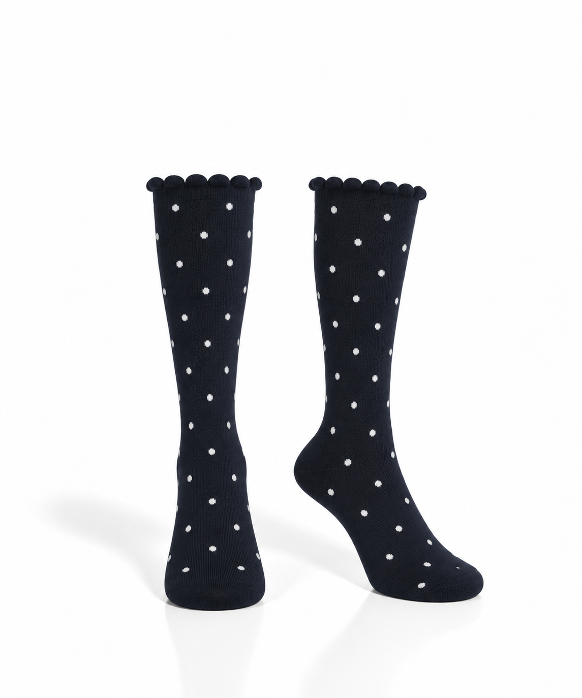 Ultra-Thin Cotton Knee-High Socks