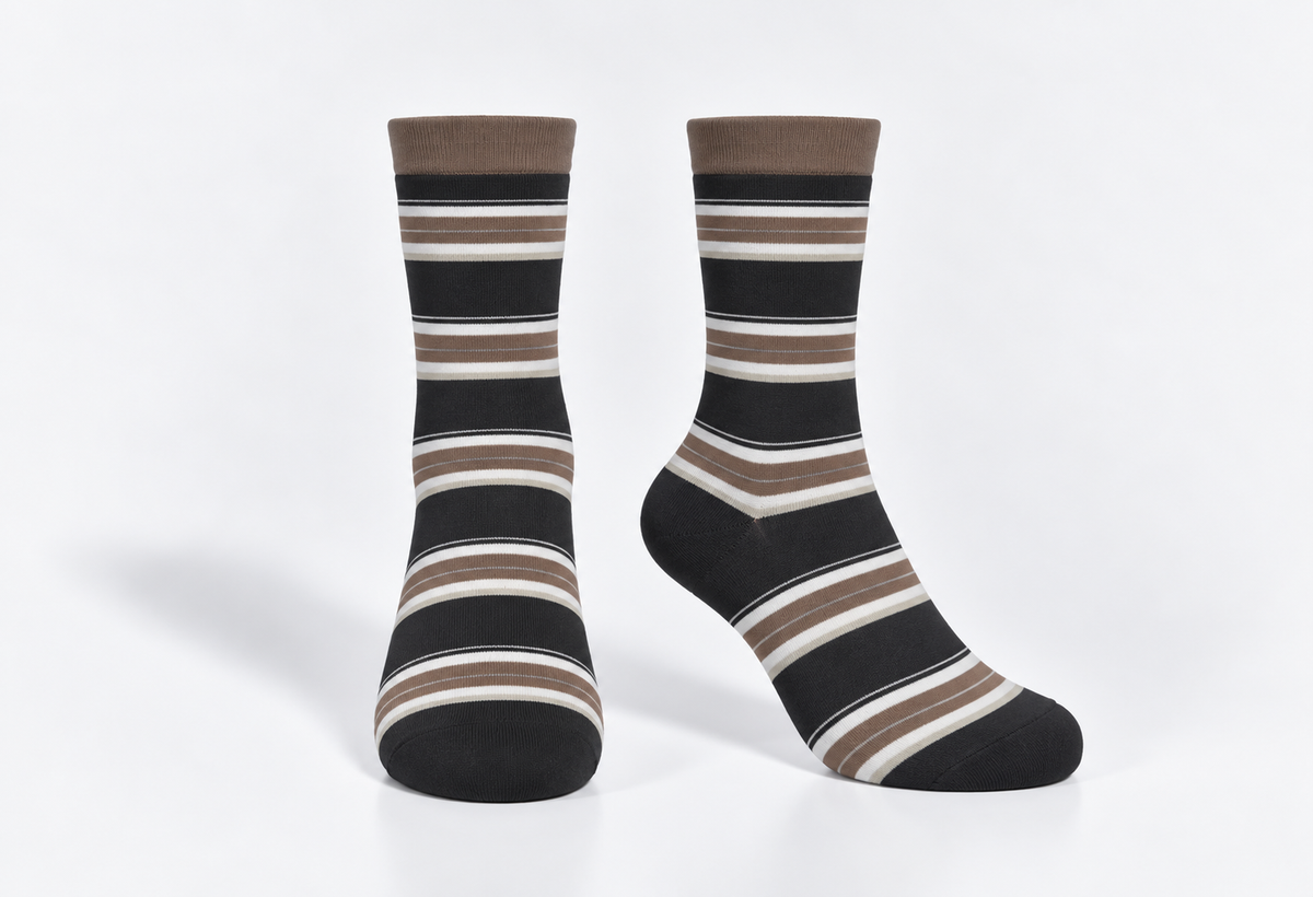 Men’s Striped Cotton Socks