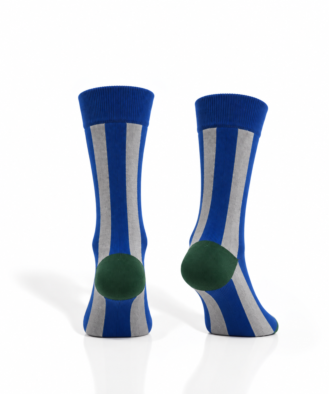 Purple & Blue Striped Cotton Socks